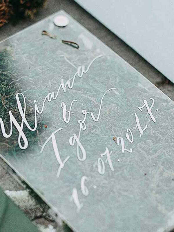 Invitation card design concept