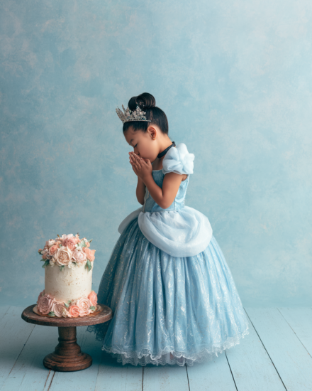 Princess Party Photoshoot - children in fairy-tale costumes